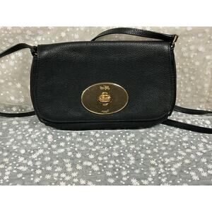 Coach Pebbles Leather Turnlock Crossbody F52896